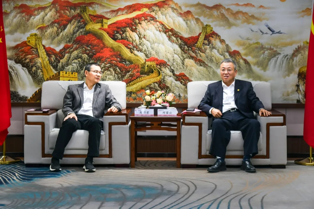 刘雷云会见湘电集团党委书记、董事长周健君一行